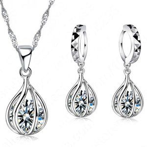 NEW 💎 Bundle Drop 925 Sterling Silver Earrings And Necklace Set